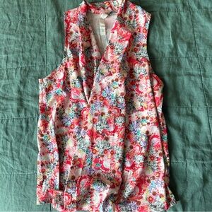 Lululemon Women's Multicolor Floral Sleeveless Tank Top, Size 6